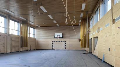 Bild: Eichl
Die sanierte Turnhalle soll als Mehrzweckhalle ausdrücklich auch für größere Veranstaltungen dienen, die nichts mit dem Turnen zu tun haben.