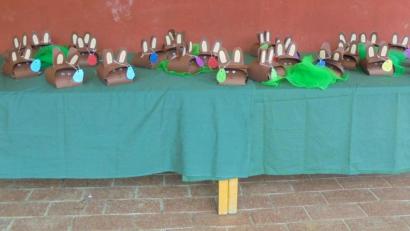 Bild: Kerstin Renner/exb
Für jedes Kind steht ein Osternest im Etzelwanger Kinderhaus bereit.