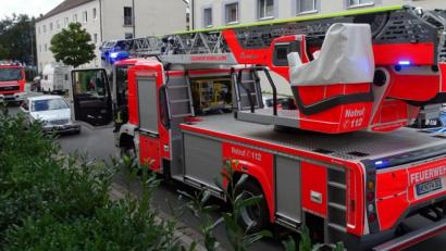 Archivbild: Dobmeier
Die Drehleiter der Weidener Feuerwehr kommt häufig zum Einsatz.