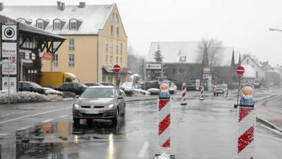Bild: Wolfgang Steinbacher
Für Autofahrer, die aus Richtung Parkstein kommen, ist an dieser Stelle Endstation.