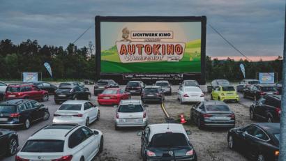 Bild: Peter Mayer/exb 
Das Wackersdorfer Autokino kommt an. Eine Neuauflage ist geplant.