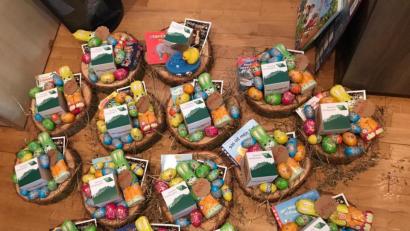 Bild: FGV Waldershof/exb
34 Osternester für die Kinder hat der Fichtelgebirgsverein Waldershof vorbereitet.