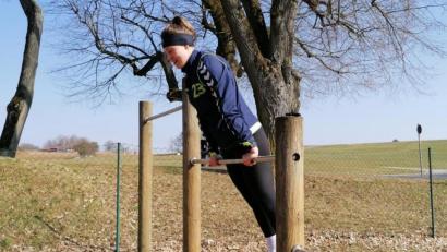 Bild: cwh
Der fünf Kilometer lange Parcours kombinierte Wandern, Laufen und Fitness-Übungen.