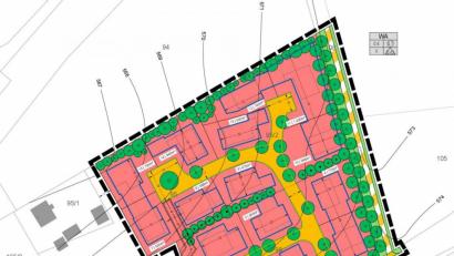 Bild: ws
Der überarbeitete Bebauungsplan "Am Hammerweg" in Thanhausen weist eine weitere Parzelle auf.