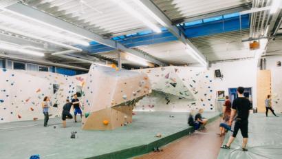 Bild: Blockhelden/exb
In Erlangen betreiben die Blockhelden seit 2012 eine Boulderhalle.