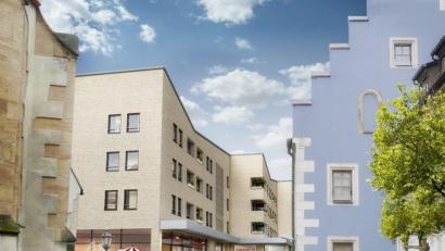 Bildmontage: Ten Brinke
So ist der aktuelle Stand bei der Fassadengestaltung für das Ten-Brinke-Projekt auf dem Bürgerspital-Areal. Der neue Entwurf konnte die Stadträte aber nicht einen.