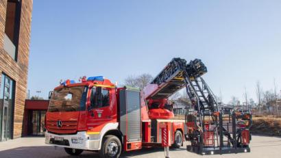 Bild:  Feuerwehr Tirschenreuth/ex
Für die neue Drehleiter soll keine Maschinenversicherung abgeschlossen werden. Die Stadt setzt hier auf das erfahrene „Personal“.