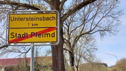 Bild: bl
"Pfeimd" statt Pfreimd und "Untersteinsbach" statt Untersteinbach.