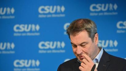 Archivbild: Peter Kneffel/dpa
Der bayerische Ministerpräsident und CSU-Chef Markus Söder gibt ein Statement ab.