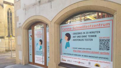 Bild: tk
Aus dem ehemaligen Reisebüro Reichert in der Bahnhofstraße wird ein Corona-Schnelltestzentrum.