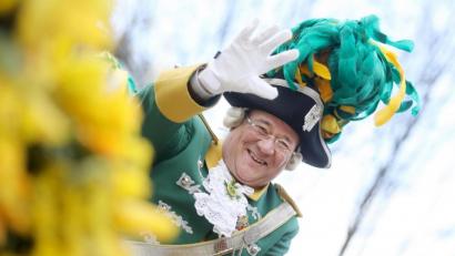 Archivbild: Rolf Vennenbernd
Der nordrhein-westfälische Ministerpräsident Armin Laschet gilt als großer Karneval-Fan.