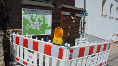 Bild: jr
Die Gästeinformation hat schon einen Glasfaseranschluss bekommen.