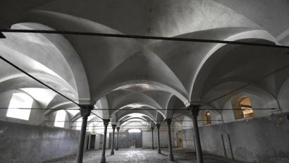 Bild: Petra Hartl
Teile des ehemaligen Schlachthofs in Amberg werden zu einer Boulderhalle umgebaut. Das Kerngebäude mit dem Gewölbe geht auf das Jahr 1900 zurück.