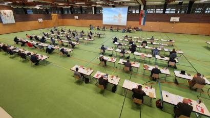 Bild: Benjamin Tietz
Mit 33:22 Stimmen beschloss der Kreistag den Haushalt für den Landkreis Schwandorf.