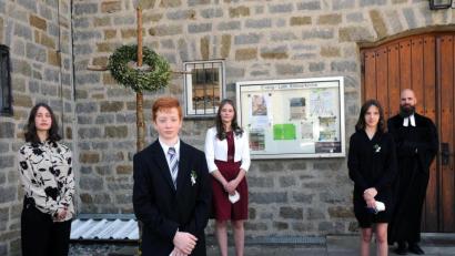 Bild: Stephan Huber
Konfirmation in der Erlöserkirche, Gruppe 1.