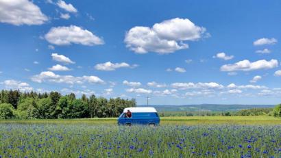 Bild: Simon Kostial/exb
Simon Kostials Foto mit dem Titel „Ins Blaue hinein“.