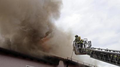 Bild: jma
Das Wohnhaus an der Sonnenstraße ist nach dem Brand nicht mehr bewohnbar
