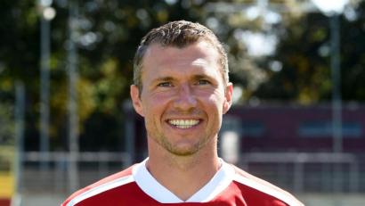 Bild: Christof Wolff
Der Oberpfälzer im Fortunen-Trikot: Oliver Fink spielt noch ein Jahr und steigt dann beim Zweitligisten in die Jugendarbeit ein.