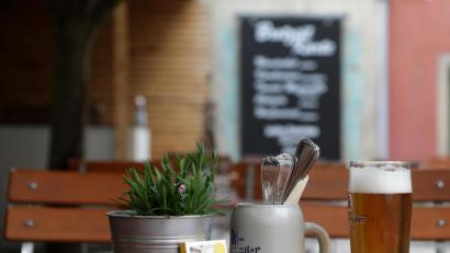 Bild: Wolfgang Steinbacher
Bleibt die Inzidenz in Amberg unter 100 (aktuell 68,7), dürfen die Biergärten am Samstag, 15. Mai, wieder öffnen.