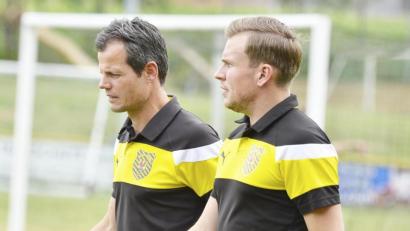 Archivbild: Ziegler
Thorsten Baierlein (links) und Co-Trainer Christoph Ertel gehen zusammen auch in die neue Saison.