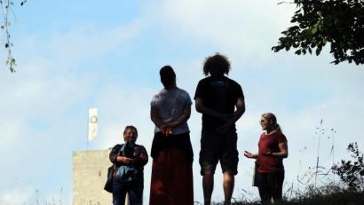 Bild: Florian Wein
Die Erlebnisführung zur Burg Murach mit dem OVIGO-Theater gibt es jetzt auch als Kids- und Grusel-Special.