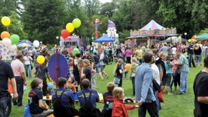 Archivbild: Wilck
Kinderbürgerfest und Abstand halten - in der Vergangenheit schloss sich das aus. Wie wird's 2021? Noch hofft der Stadtjugendring, dass die Sause im Park stattfinden kann.