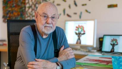 Bild: Jim Gipe/dpa
Eric Carle, hier 2017, ist im Alter von 91 Jahren gestorben.
