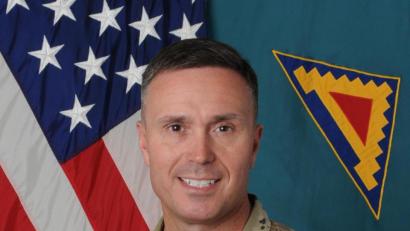 Bild: U.S. Army
Brigadegeneral Christopher R. Norrie, Kommandierender General des 7. US-Armee Training Kommandos in Grafenwöhr

Brig. Gen. Christopher R. Norrie, commanding general for the 7th Army Training Command,