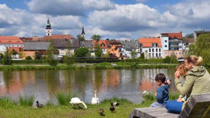 Bild: tsp
In der Kreisstadt lässt es sich gut leben, dennoch verzeichnet auch Tirschenreuth einen Rückgang der Bevölkerung.