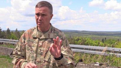 Bild: hbe
Brigadegeneral Christopher R. Norrie gibt am 2. Juni 2021 nach zwei Jahren in Grafenwöhr (Kreis Neustadt/WN) das Kommando über das 7.. US-Armee Trainingkommando ab. Er wechselt ans Pentagon.