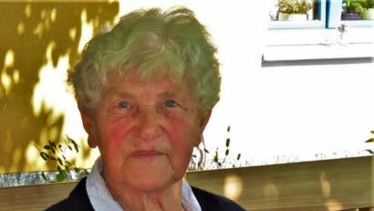 Bild: jml
Hedwig Häring, die Gouglbäuerin von Hannersgrün feiert ihren 90. Geburtstag.