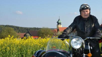 Archivbild: dob
Josef Lang aus Roggenstein ist gestorben. Eine Leidenschaft des Metzgermeisters war das Motorradfahren.