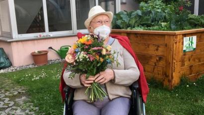 Bild: gri
Eugenie Beigel feierte 85. Geburtstag.
