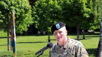 Bild: mor
Der neue Kommandeur des siebten US-Armee Ausbildungskommandos, Brigadegeneral Joseph E. Hilbert.