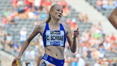 Archivbild: Kiefner
Ein anderes Gefühl für Corinna Schwab: Sie geht als Meisterin ins Rennen über 400 Meter.