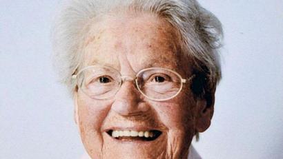 Archivbild: Peter Garreiss
Maria Karl an ihrem 99. Geburtstag.