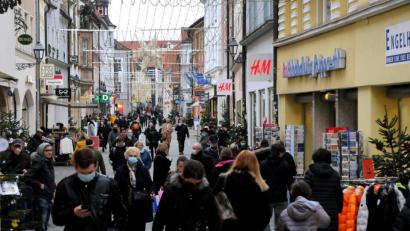 Archivbild: Stephan Huber
So sah es am Montag, 14. Dezember 2020, in der Innenstadt von Amberg aus. Zwei Tage später griff der noch immer geltende Lockdown.