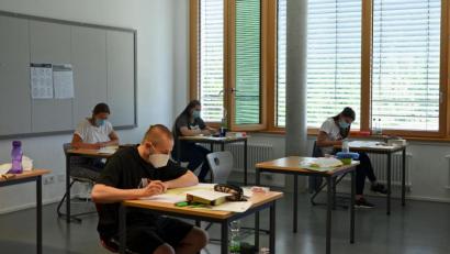 Bild: Kerstin Preischl/exb 
250 Schüler der Fachober- und Berufsoberschule stellten sich den Abschlussprüfungen