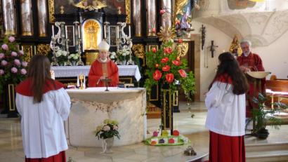 Bild: mng
Drei Pfarreien, zwei Gottesdienste: Aufgrund der Anzahl von 69 Firmlingen mit ihren Paten musste die Firmung in Pressath aufgeteilt werden.