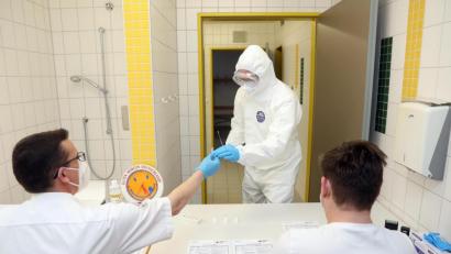 Bild: Wolfgang Steinbacher
Ein Blick in eine Corona-Teststation des BRK Amberg-Sulzbach: Da die Nachfrage nach den kostenlosen Schnelltests stark zurückgegangen ist, hat das Rote Kreuz entsprechend sein Angebot zurückgefahren.