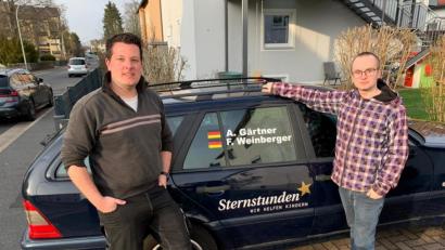 Bild: Gärtner/Weinberger/exb
Andreas Gärtner (links) und Fabian Weinberger müssen sich ein weiteres Jahr gedulden. Die Spendentour über 7500 Kilometer rund um die Ostsee wurde wegen Corona auf 2022 verschoben.