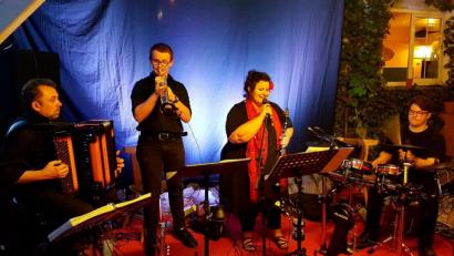 Bild: uz
Das "Paginza Quartett" spielt Jazz, Chansons und Tango.