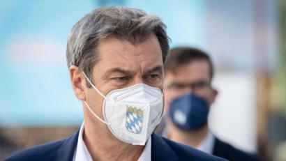 Bild: Kay Nietfeld/dpa
Markus Söder kommt zu einer Klausur von CDU und CSU.