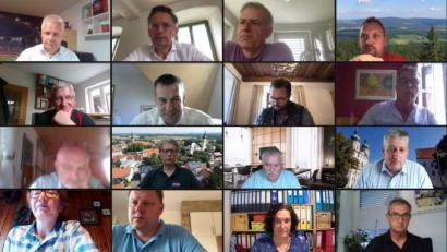 Bild: mez
Gute Stimmung herrschte bei der CSU-Kreisausschusssitzung. Sofern es die Pandemie zulässt, will man sich in den kommenden Wochen auch wieder persönlich treffen, war man sich einig.