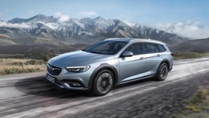 Bild: Opel Automobile GmbH/dpa
Über Stock und Stein: Ein bisschen offroad darf's mit dem Opel Insignia Country Tourer schon gehen.