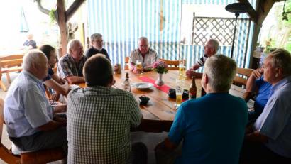 Bild: Kunz
Der Stammtisch "Zum Alten Schuster" ist über 50 Jahre alt.