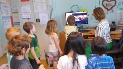 Bild: do
Virtuelle Meetings ersetzten während der Corona-Pandemie die Partnerschaftskontakte der Kindertagesstätten aus Speinshart und Teplá
