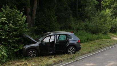 Bild: PP Niederbayern
Der total zerstörte VW Tiguan