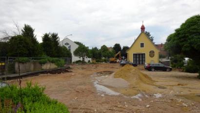 Bild: e
Eine ganze Reihe von Großprojekten im Hoch- und Tiefbau hat die Stadt Schnaittenbach im Haushaltsplan stehen. Dazu gehört auch der Bischof-Rosner-Platz.