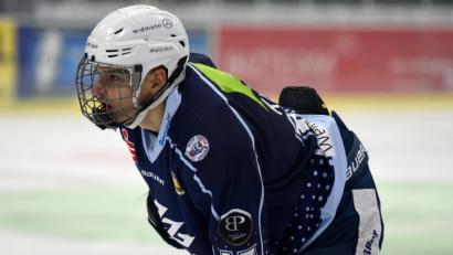 Archivbild: gb
Adrian Klein, hier noch im Trikot der Blue Devils Weiden, wurde vom kanadischen Team der Peterborough Petes gedraftet.